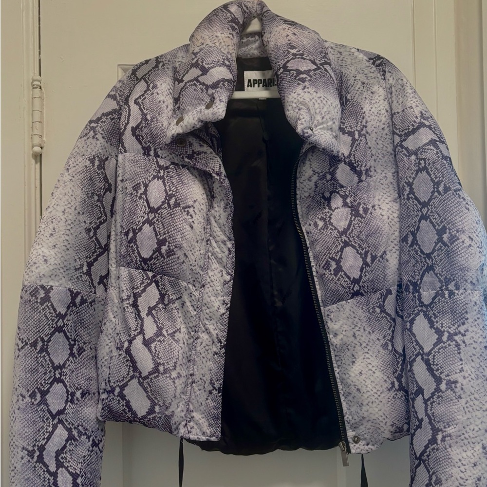 Snakeskin Print Women's Jacket